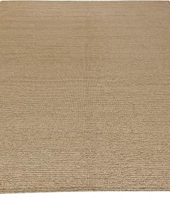 Doris Leslie Blau Collection High Quality Modern Solid Brown Flat Weave Wool Rug - 3578142