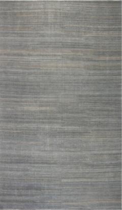 Doris Leslie Blau Collection High Quality Oversized Modern Gray Handmade Rug - 3579999