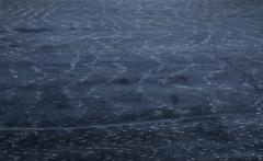 Doris Leslie Blau Collection High quality Contemporary Solid Midnight Rug II - 3579974