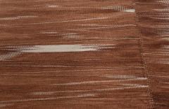 Doris Leslie Blau Collection Honaz Turkish Modern Brown White Kilim Rug - 3580023