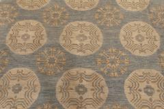 Doris Leslie Blau Collection Inspired Samarkand Handmade Wool Rug - 3581148