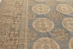 Doris Leslie Blau Collection Inspired Samarkand Handmade Wool Rug - 3581149