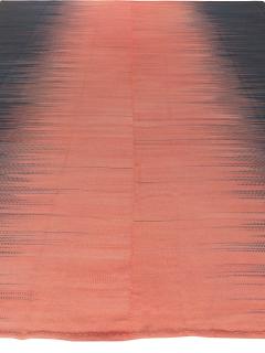 Doris Leslie Blau Collection Kisara Black Dusty Pink Turkish Modernist Kilim - 3578391
