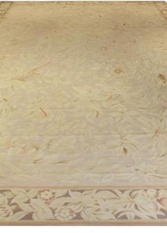 Doris Leslie Blau Collection Large Gold Aubusson Design Handmade Wool Rug - 3580057