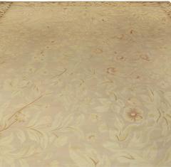 Doris Leslie Blau Collection Large Gold Aubusson Design Handmade Wool Rug - 3580058