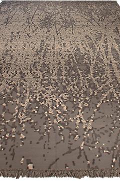 Doris Leslie Blau Collection Large Gray Petra Design Abstract Wool Rug - 3581159