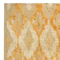 Doris Leslie Blau Collection Large One of a kind Bold Kasuri Handmade Wool Rug - 3578673