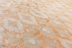 Doris Leslie Blau Collection Large One of a kind Bold Kasuri Handmade Wool Rug - 3578678