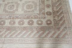Doris Leslie Blau Collection Large Samarkand Style Geometric Handmade Wool Rug - 3578666