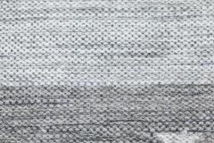 Doris Leslie Blau Collection Light and Dark Gray Flat Weave Wool Rug - 3581172