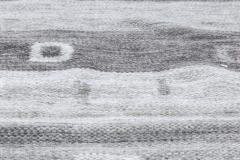 Doris Leslie Blau Collection Light and Dark Gray Flat Weave Wool Rug - 3581173