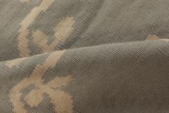 Doris Leslie Blau Collection Modern Aubusson Design Blue White Rug - 3581201