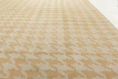 Doris Leslie Blau Collection Modern Beige Flat Weave Rug by Jeffrey Bilhuber - 3580121