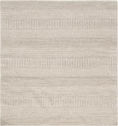 Doris Leslie Blau Collection Modern Beige Gray Flat Weave Wool Rug - 3581207
