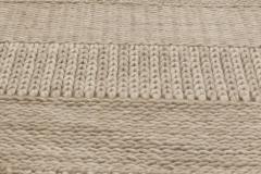 Doris Leslie Blau Collection Modern Beige Gray Flat Weave Wool Rug - 3581209