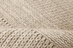 Doris Leslie Blau Collection Modern Beige Gray Flat Weave Wool Rug - 3581212