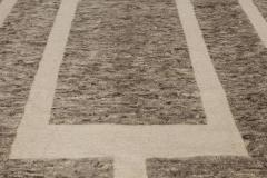 Doris Leslie Blau Collection Modern Gray Brown Beige Monumental Geometric Rug - 3578261