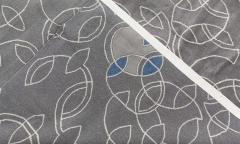 Doris Leslie Blau Collection Modern Hummingbird Silver Handmade Wool Silk Rug - 4008640