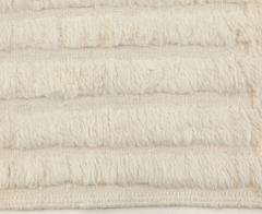 Doris Leslie Blau Collection Modern Moroccan Beige High Low Knotted Wool Rug - 3580190