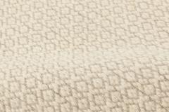 Doris Leslie Blau Collection Modern Solid Beige Flat Weave Rug - 3581306