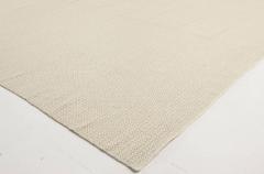 Doris Leslie Blau Collection Modern Solid Beige Flat Weave Rug - 3581320