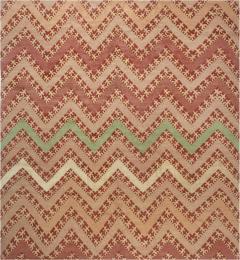 Doris Leslie Blau Collection Modern Tribal Geometric Silk Wool Rug - 3581378