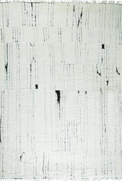 Doris Leslie Blau Collection Modern Tribal Style Moroccan High Low Knotted Rug - 3578844