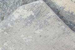 Doris Leslie Blau Collection North Star Blue and Gray Hand Knotted Silk Rug - 3580260