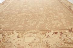Doris Leslie Blau Collection One of a Kind Bessarabian Floral Design Brown Rug - 3578793