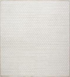 Doris Leslie Blau Collection Oriental Inspired Beige and White Rug - 3581408