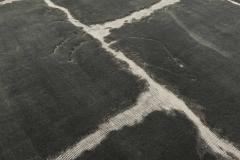 Doris Leslie Blau Collection Oversized Contemporary Geometric Tibetan Black Rug - 3578488