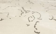 Doris Leslie Blau Collection Oversized Indefinite White and Black Rug - 3581595