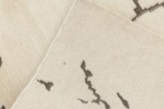 Doris Leslie Blau Collection Oversized Indefinite White and Black Rug - 3581599