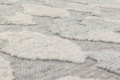 Doris Leslie Blau Collection Oversized Pacific Pebbles Handmade Silk Wool Rug - 3578544