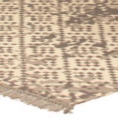 Doris Leslie Blau Collection Petra Design Beige Brown Handmade Wool Rug - 3580342