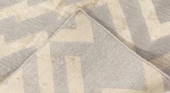 Doris Leslie Blau Collection Rocky Peaks Rug in Gray Beige Geometric Design - 3580350