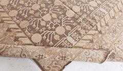 Doris Leslie Blau Collection Samarkand Beige and Brown Hand Knotted Wool Rug - 3580366