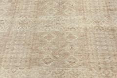Doris Leslie Blau Collection Samarkand Beige and Brown Handmade Wool Carpet - 3580369