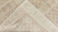 Doris Leslie Blau Collection Samarkand Beige and Brown Handmade Wool Carpet - 3580372