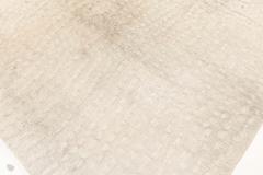 Doris Leslie Blau Collection Sand Dunes Gray Handmade Silk Rug - 3581633