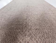 Doris Leslie Blau Collection Snake Skin Design Handmade Wool Rug - 3581680