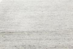 Doris Leslie Blau Collection Solid Light Gray Bauer Handmade Wool Rug III - 3580389