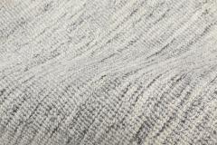 Doris Leslie Blau Collection Solid Light Gray Bauer Handmade Wool Rug III - 3580390