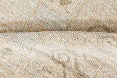 Doris Leslie Blau Collection Square Samarkand Botanic Beige and Gray Rug - 3580402