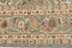 Doris Leslie Blau Collection Sultanabad Inspired Beige Blue Brown Pink Rug - 4008621