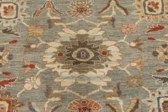 Doris Leslie Blau Collection Sultanabad Inspired Beige Blue Brown Pink Rug - 4008634