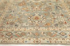 Doris Leslie Blau Collection Sultanabad Inspired Beige Blue Brown Pink Rug - 4008641