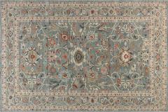 Doris Leslie Blau Collection Sultanabad Inspired Beige Blue Brown Pink Rug - 4008644