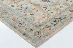 Doris Leslie Blau Collection Sultanabad Style Beige Blue Brown Green Red Rug - 3578278