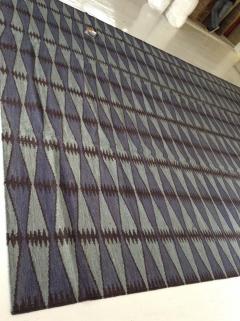 Doris Leslie Blau Collection Swedish Design Geometric Flat Weave Wool Rug - 3580413